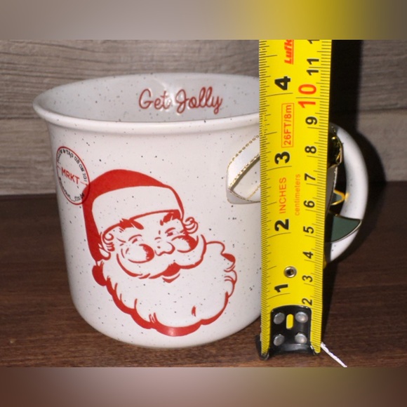 Super Cute  Vintage Santa Mug by Market Finds - NEW - Picture 4 of 7